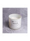Corona Di Fiori Aromatic Soy Candle in Jar with Vanilla Scent 90g