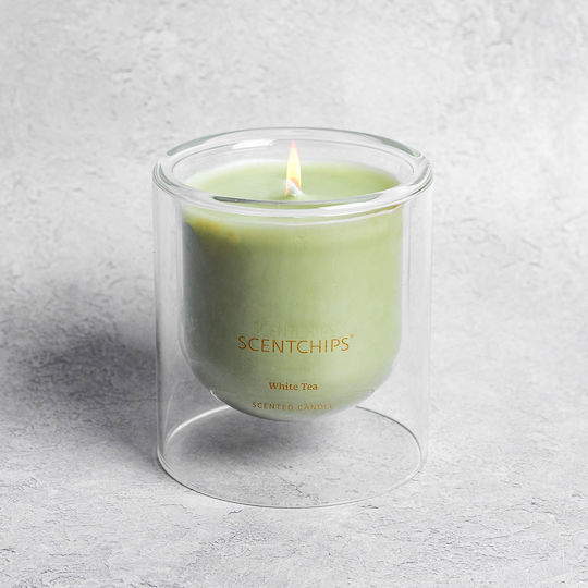 Corona Di Fiori Aromatic Soy Candle in Jar Scentchips