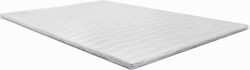 Mega Bazaar 9999512345828 Halb doppelt Schaumstoff με Αποσπώμενο Κάλυμμα 120x200x4cm