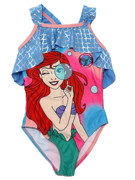 Disney Ariel Kinder Badeanzug Einteilig Hellblau