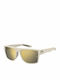 Under Armour Unisex Sunglasses with Beige Plastic Frame and Beige Lens