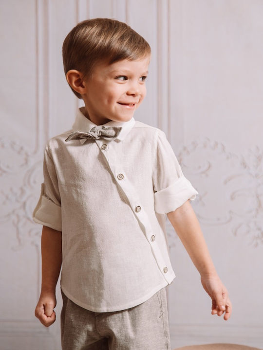 Vintage Soul Taufkleidung für Jungen Ecru Anzug