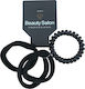 Beauty Salon Black Hair Elastics Set of 3
