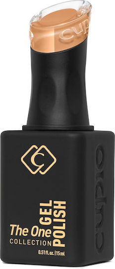 Cupio The One Ημιμόνιμο Βερνίκι Νυχιών Hazel Peach 15ml 15ml