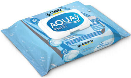 Croci Gill's Reinigungstücher 98% Reines Wasser Hagebuttenextrakt 40 Stück Croci