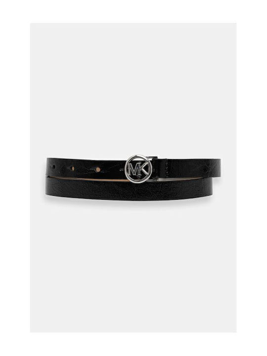 Pinko Michael Kors Δερμάτινη Γυναικεία Ζώνη Μαύρη