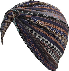 Brims Trims Women's Brown Printed Turban