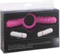 Clitoral Commander Vibrating Silicone Penisring Ροζ