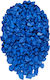 Dekorativer blauer Aquarienkies 200g