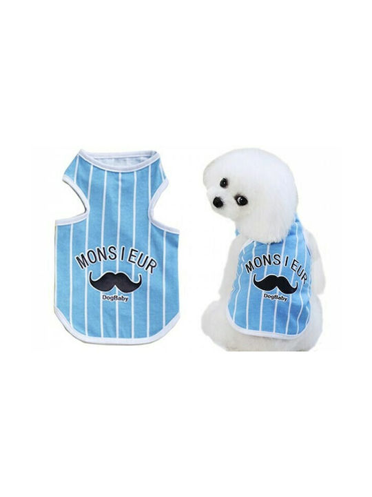 Hund Tanktop Monsieur Klein L:20cm B:32cm W:23cm