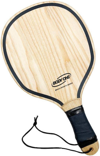 Bodybeach Body One Set 2 Beach Rackets Carry Bag Neon Green Color