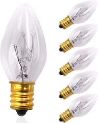 E12 Socket Salt Lamp Bulb 10 Watt 6 Pcs