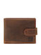 Leather Men's Wallet Classic with RFID Brown