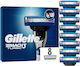 Gillette Mach3 Turbo Глави За Смяна с 3 Остриет...