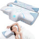 Pernă cu Memory Foam 62x35x11.5cm în culoare Alb