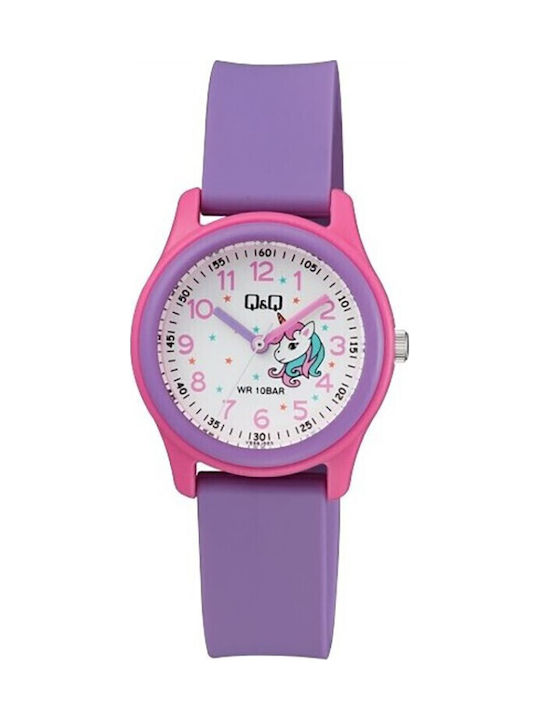 Q&Q Kids Analog Watch with Rubber/Plastic Strap...