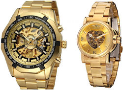 Winner Uhr Automatik mit Metallarmband