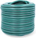 Furtun de grădină premium ranforsat, diametru 3/4", 20 m, protecție UV, presiune 8 bari, 4 straturi, verde