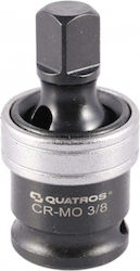 Quatros Cap flexibil Căpăcel Pneumatic - Pneumatic cu Patrat de Prindere 3/8" Diametru 3/8" / 51 / 28 1buc Quatros Cap flexibil Căpăcel Pneumatic - Pneumatic cu Patrat de Prindere 3/8" Diametru 3/8" / 51 / 28 1buc
