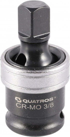 Quatros Cap flexibil Căpăcel Pneumatic - Pneumatic cu Patrat de Prindere 3/8" Diametru 3/8" / 51 / 28 1buc