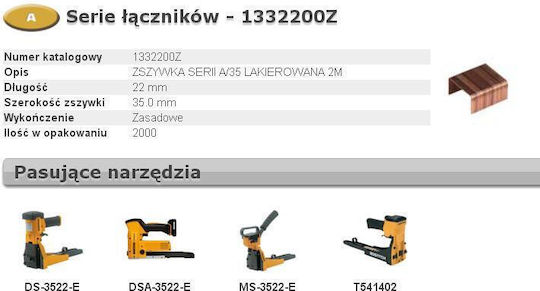 Bostitch Heftklammern A 22mm 2000 Stück Kartonverschließer