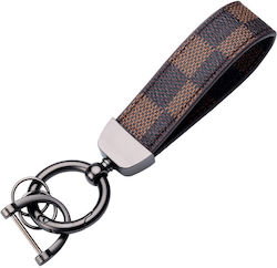 Breloc din piele și oțel zincat Luvlu, rotație 360 de grade, anti-pierdere, inel D, 2 inele mici, șurubelniță, pentru bărbați și femei, albastru Breloc din piele și oțel zincat Luvlu, rotație 360 de grade, anti-pierdere, inel D, 2 inele mici, șurubelniță, pentru bărbați și femei, albastru