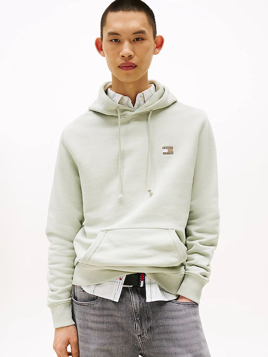Tommy Hilfiger Φούτερ με Κουκούλα Τιρκουάζ