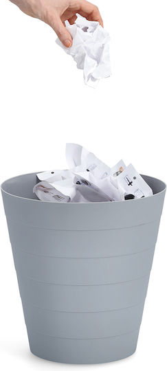 Waste Bin Waste Plastic Gray 13.5lt 1pcs