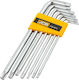 JCB Set mit 7 Torx-Schlüsseln
