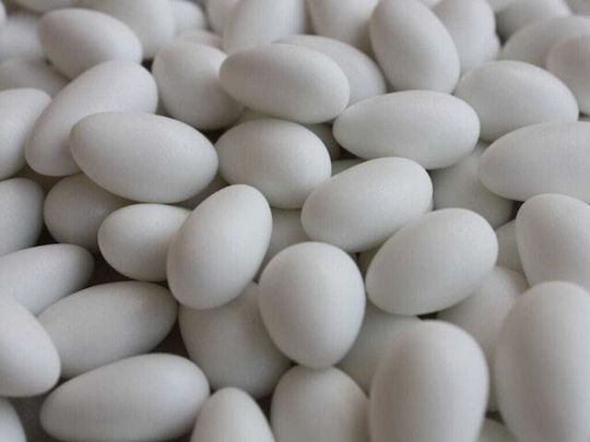 Κουφέτα de Migdale în Formă Clasic cu Aromă de Vanilie Alb 100gr