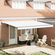 vidaXL Awning fabric White