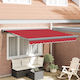 vidaXL Awning fabric Red