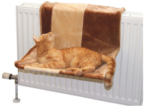 Paradies Katzenbett Heizkörper Braun Beige Maße 50x35 cm