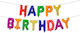 Satz 13 Folienballons Flippy Girlande Typ Happy Birthday Design 40 Cm Mehrfarbige