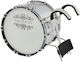 Thomann Marschtrommeln Drum 22 Zoll in Weiß