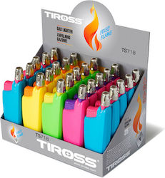 Tiross Gas Lighter Pull-out 25pcs Fugos