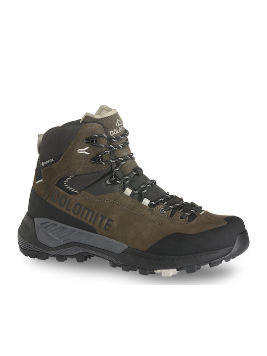 Dolomite Men's Gore-Tex Green Hiking Shoes