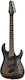Harley Benton MultiScale-7 Electric Guitar Stratocaster with HH Pickup Configuration Burst