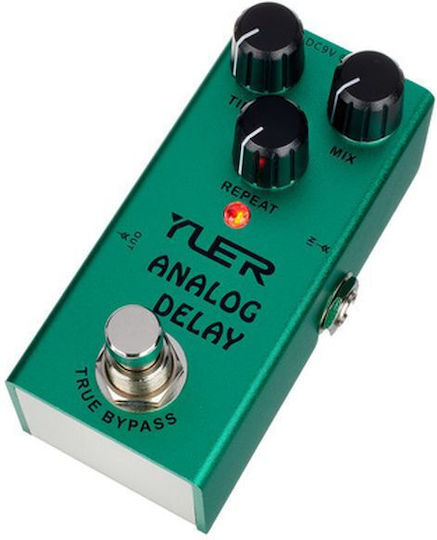 Yuer RF-10 Педал Ефект Забавяне Електрическа китара и Електрически бас Тъмно зелено