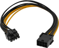 Makki кабел Makki-cable-pcie8-extension-30cm PCIe 8-пинов M към PCIe 8-пинов F 30см подходящ за криптовалутен майнинг