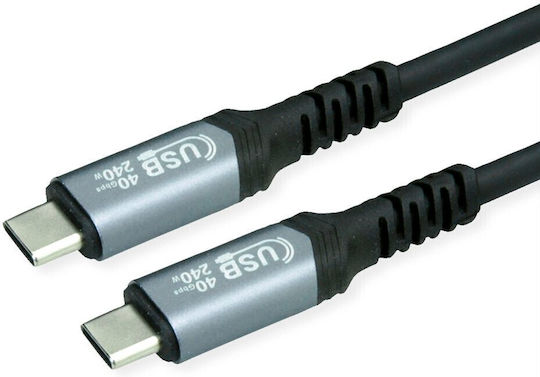 Roline USB Type-C Cable 0.5m 240W Black