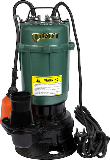Pompa submersibilă pentru apă murdară fără tocător cu plutitor Ddt Wqd10 2200 W