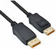 Roline Cable 11.04.6023 Displayport M To Displayport M 3m 10k@60hz Black