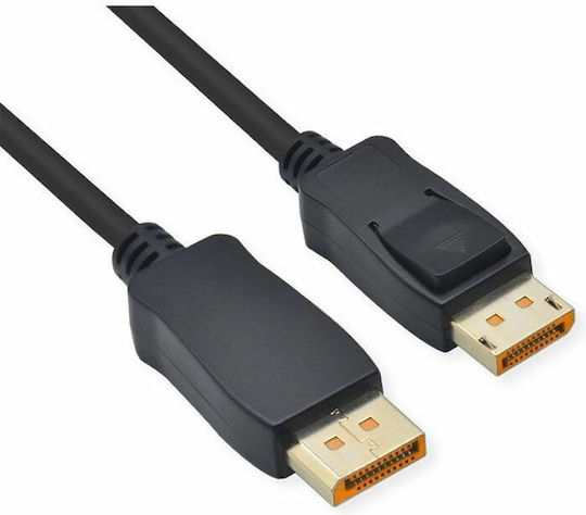 Roline Cable 11.04.6023 Displayport M To Displayport M 3m 10k@60hz Black