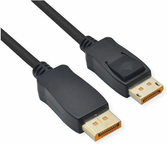 Roline Кабел 11.04.6024 от DisplayPort M към DisplayPort M 5m 10k@60Hz Черен