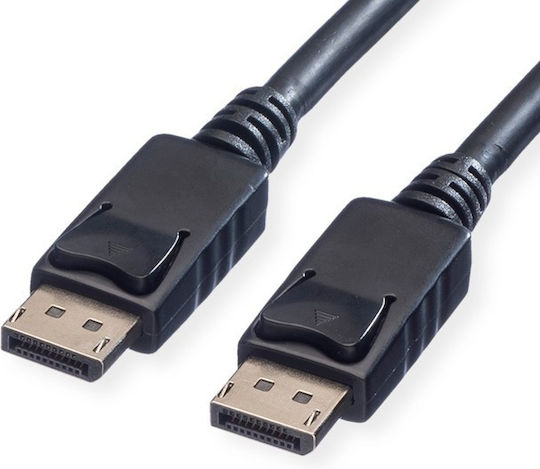 Roline DisplayPort Cable 11.99.5766 DisplayPort Male To DisplayPort Male 4096x2560 @60Hz 10m Black