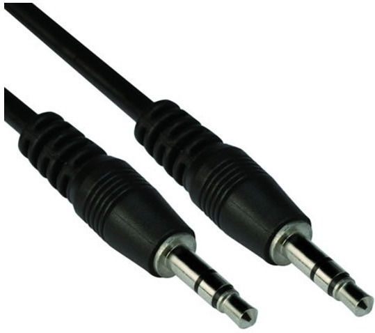 Vcom Cv201 Kabel 3,5mm Klinke M zu 3,5mm Klinke M 1m Schwarz