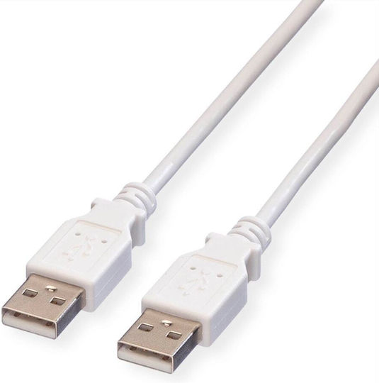 Roline Cable 11.99.8931 Usb A Male To Usb A Male 3m White