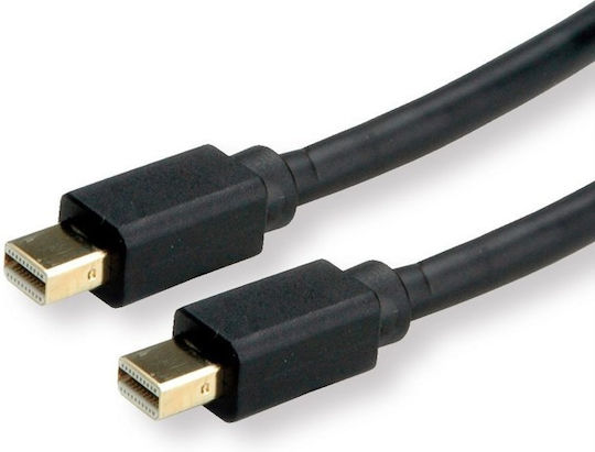 Roline Кабел mini DisplayPort мъжки - mini DisplayPort мъжки 1м Черен (11.04.5817)