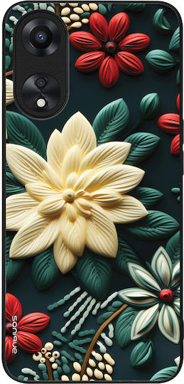 Θήκη Sonique 3d Flower Series Oppo A78 5g Πράσινο